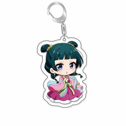 Anime The Apothecary Diaries Acrylic Keychain Cute Maomao Figure Keychain Keyring for Bag Backpack Accessories Gift