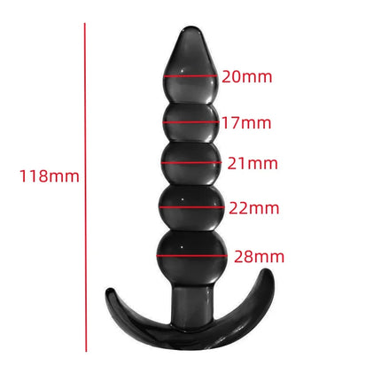 Butt Plug Silicone Anal Plug Prostate Massager Stimulator Adult Supplies Dilator Anus Beads Sex Toys For Women Man Gay Ass Tail