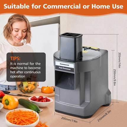 110V/220V Commercial Vegetable Chopper 3 in1 Multifunctional Electric Cutting Machine Carrot Potato Slice Shred Diced Processor