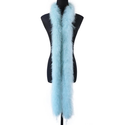 2M Soft Turkey Marabou Feather Boa 11-50g for Scarf Clothing Christmas Tree Decor Shawl Craft Costume Wedding Dress Plume Boas