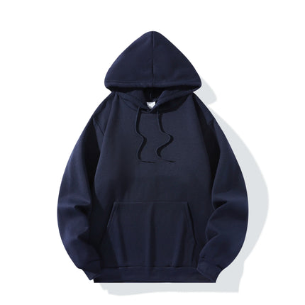 Solid Color Sports Casual Hoodies Men Women Spring Autumn Fleece Warm Sweatshirts Hip Hop Streetwear Fashion Loose Pullover Tops