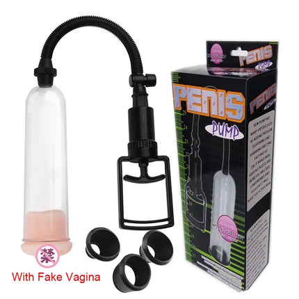 1pcs/2Pcs Penis Pump Enlargement penis  Vacuum Pump Trainer Treatment Device Manual Air Pump Exerciser Masturbator Adult Sex Toy