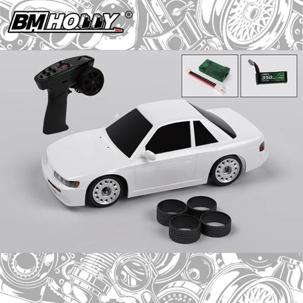 BMRX-FLD mini 1:28 rear-wheel drive drift car RC remote control model car license compatible with Beijing Business AE86 frame FR