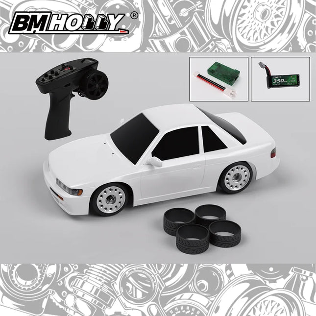 BMRX-FLD mini 1:28 rear-wheel drive drift car RC remote control model car license compatible with Beijing Business AE86 frame FR