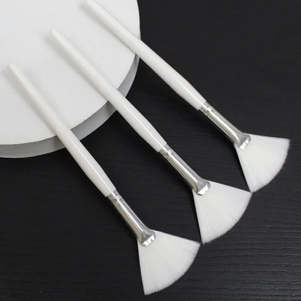 10/20/50pcs Fan Shape Foundation Makeup Brushes Multifunctional Facial Mask Brush Essential Oil Women Beauty Makeup Tools Brush