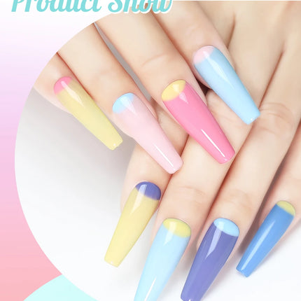 Parkson 8ml HEMA TPO FREE Color Gel Nail Polish Nude Pink Red Green Collection Nail Gel Polish Glitter Soak Off UV LED Gel