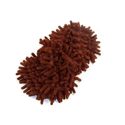 2pcs Dust Cleaner Grazing Slippers House Bathroom Floor Cleaning Mop Slipper Lazy Shoes Cover Chenille Duster Cloth