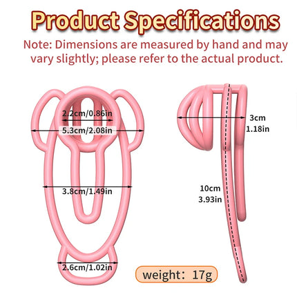 Male fufu Clip Chastity Lock Hide Penis Chastity Lock Cock Ring Binding straps Chastity Lock Outdoor wear Sex Toys For Men Gay