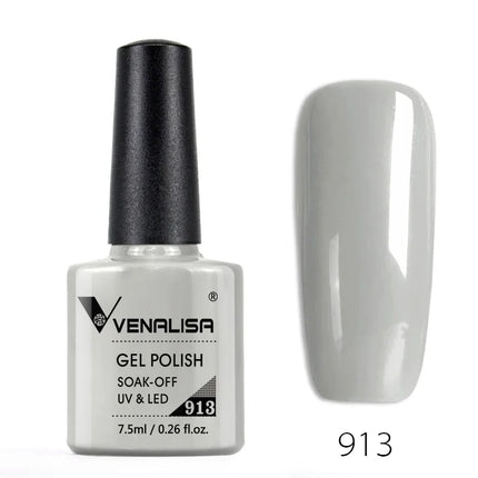 Venalisa Nail Gel Polish Semi Permanent Salon Quality TPO Free Glitter 7.5ml Soak off UV LED Nail Gel Varnish
