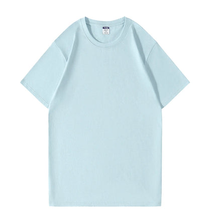 Customize 100% Cotton Men's T-Shirt Unisex Personalized Crewneck Top Tee Workwear Design Brand Logo Print Clothes Team Clothing