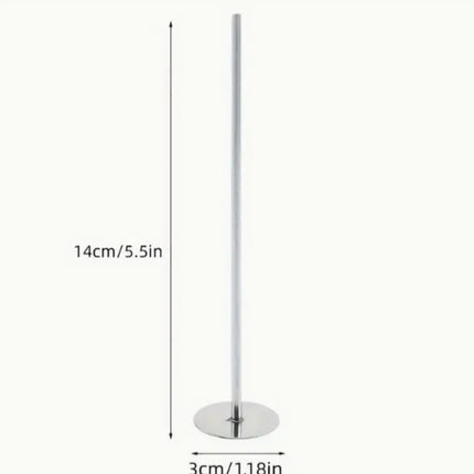1/2Pcs Flower Nails Cake Decorating Kit Heating Rod For Pan Core Cupcake Too Baking Stainless Steel Tool Sliver Cake Heating Rod