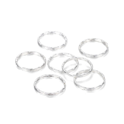 20/50Pcs Key Ring Key Chain Round Split Keyfob Keyrings with Jump Ring for DIY Keychain Pendants Jewelry Making Accessories
