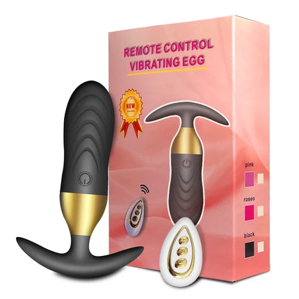 Anal Plug Removable Butt Plug Stimulator Vaginal Clitoris Wireless Vibrator Remote Control Erotic Adult Sex Toys for Couples