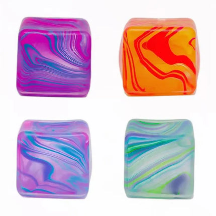 Ripple Ice Cube Squeeze Toy for Stress Relief Internet Celebrity Maltose Cube Fun Popular Product