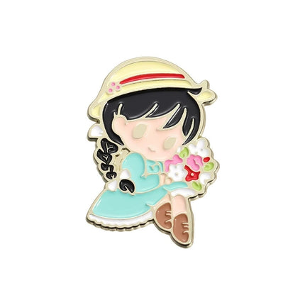 Miyazaki Hayao Ghibli Enamel Pin Cute Totoro Lapel Pins for Backpacks Clothes Badges Cute Brooch Jewelry Gifts for Friends