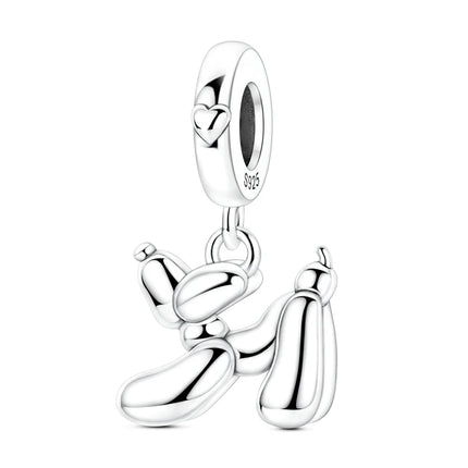 Hot Sale 925 Sterling Silver Puppy Beads & Teddy & Golden Retriever Dangle Charm Fits Bracelet Beloved Pet Pendant Gifts