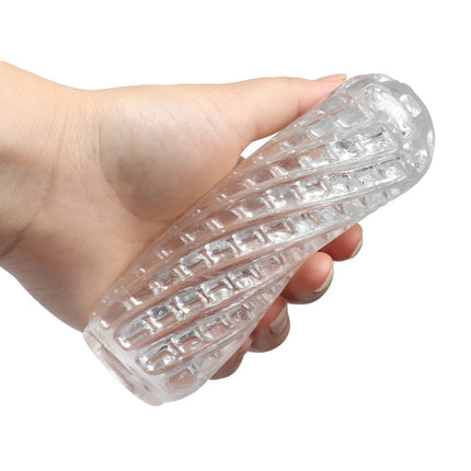 Masturbation for Men Penis Pleasent Aircraft Cup Device Soft Transparent Pocket Vaginal Sleeve Training 18 Adult Erotic Sex Toys