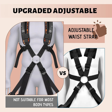 Multifunction Shoulder Sex Swing Adjustable Love Slings Soft Plush Padding Mat BDSM Bondage Restraint Adult Sex Toys for Couples