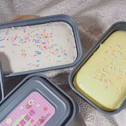 Jumbo Box Cake Squishy Scented Slow Rising Simulation Sprinkle Cake Soft Squeeze Toy Stress Relief Fidget Sensory Toy For Adults