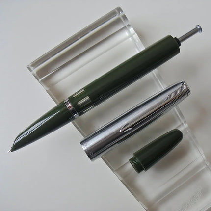 NEW Wingsung 601 Press Piston Fountain Pen Iridium EF/F Nib Steel Cap Vacumatic Resin Ink Pen School Stationery Office Supplies