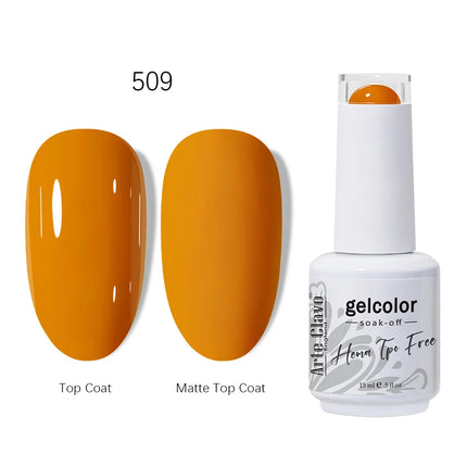 Arte Clavo HEMA TPO FREE Gel Nail Polish 15ML Long Lasting For Manicure Semi Permanent Nail Art UV LED Gel Varnish Nail Supplies