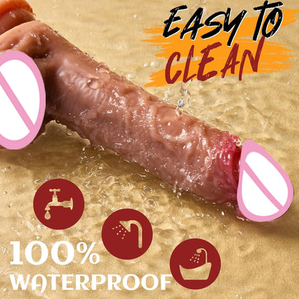 Realistic Dildo for Beginners  Life-Size sexual for G Spot Anal Play with Powerful Suction Cup Liquid Silicone Sex Adult Toys