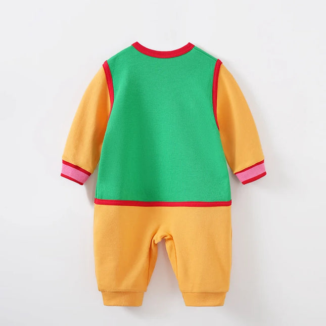 Long Sleeve Cartoon Cosplay Outfit Baby Boys Onesies Costume Romper Jumpsuit Infant Clothes Toddler 100% Cotton Spring and Autumn