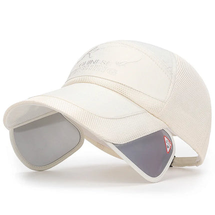 Summer Outdoor Fishing Sunscreen Baseball Cap Men's Extended Brim Sunshade Leisure Sports Fashion Women