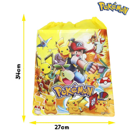 Pokemon Animation Figures Pokemon Birthday Gift Kit Pikachu Keychain Stamps Gift Bag Photo Props Gifts for Guests Birthday Gifts