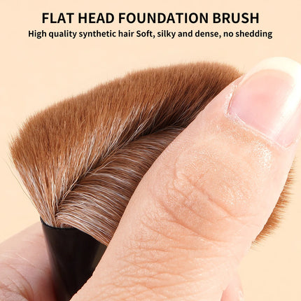 MAANGE Contoured Foundation Brush Foundation Makeup Brushes Face Brush For Liquid Or Cream Foundations Makeup Tool for Beauty