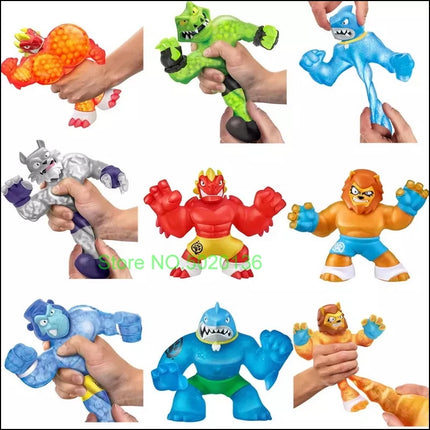 Goo Colorful Hero Jit Zu Hulk Squeeze Toys Galaxy Cool Squishy LOLS Doll Slow Rising Stress Relief Toys For Baby Kids Xmas Gift