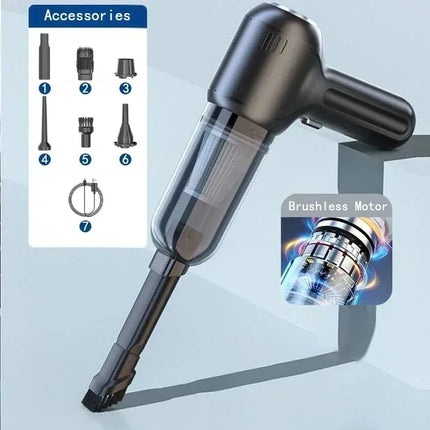 Car Vacuum Cleaner 4 In1 Wireless Vacuum Cleaner Handheld Vacuum Pump For Car Cleaner Cordless Powerful Nail Pump Car Accessory