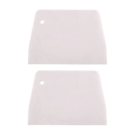 2 PCS Baking Tool Plastic Scraper DIY Pastry Cream Spatula Trapezoidal Dough Cutting Knife Cake Divider Kitchen Accessories