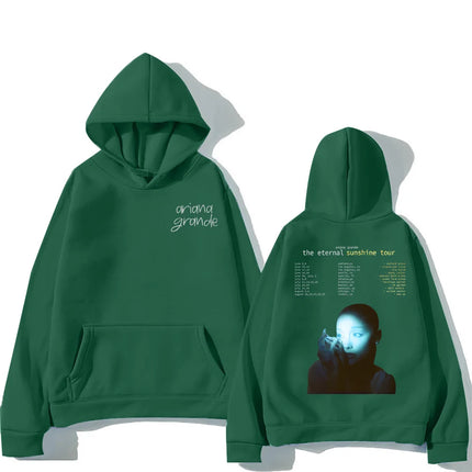Ariana Grande Eternal Sunshine Tour Hoodies Men Women Retro Aesthetic Fashion Sweatshirt Casual Pullover Loose Trendy Streetwear