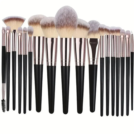3-20PCS Makeup Brushes  Soft Fluffy Makeup Brush Set  Cosmetic Tools for Foundation Powder Eyeshadow Kabuki Blending Beauty Tool