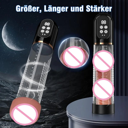 IPX7 Waterproof Electric Penis Pump For Enlargement Man Vacuum Pump Enlargement Extend Pump 4 Suction Levels 1 Silicone Sleeves