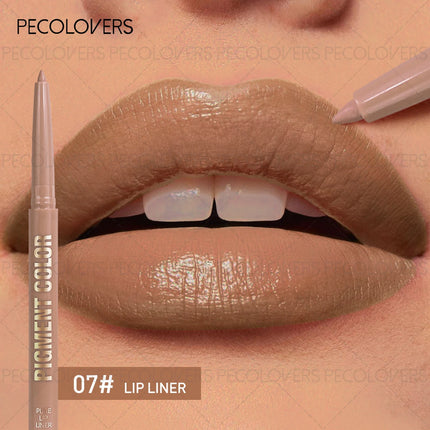 Matte Lip Liner Lipstick Pen, Waterproof Long-lasting Non-sticky, Natural Lip Makeup Look, for All Lip Types, Perfect Gifts
