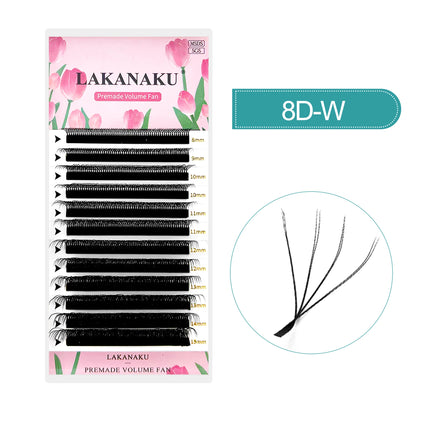 LAKANAKU W Clover Eyelashes Extension Cilios extensiones de pestañas YY/4D/5D/6D/7D/8D Premade Fans Eyelash Extensions Volume