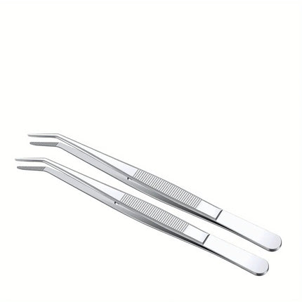 2/5pcs Multi-Purpose Stainless Steel Tweezers,Sewing,Nail Art,Eyebrow Threading,Jewelry Clamping,Sewing Machine and DIY Projects