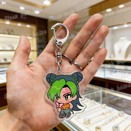 Cartoon Anime Chibi Keychain Accessories Bag Charms Keyrings Jewelry Fans Freinds Game Lovers Gifts