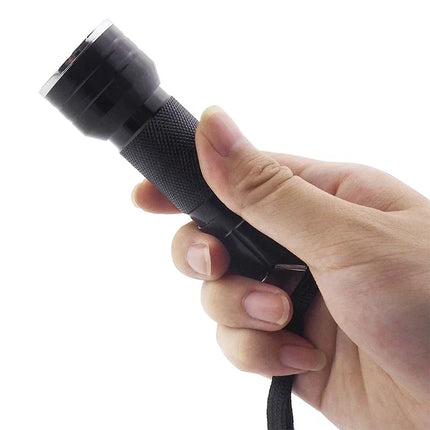 9/12/21 LED UV Pocket Flashlight Portable Pet Urine Stain Money Detection Torch Blacklight Emergency Ultraviolet Flashlight