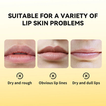 Honey Lip Balm Moisturizing Lip Mask Nourishing Anti-wrinkle Anti-cracking Unisex Lip Care Makeup Lip Lines Exfoliating