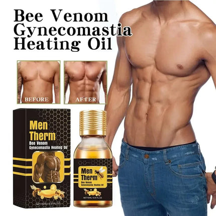 men's breast contour tightening and smooth care liquid，muscle massage essence