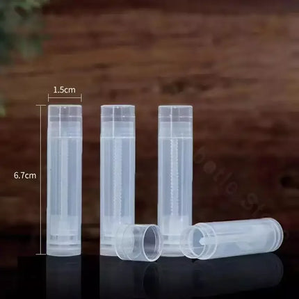100Pcs 5g Wholesale Empty Lip Gloss Tubes Lipstick Jars Balm Tube Cap Container Travel Makeup Tool Lip Balm Cosmetic Containers