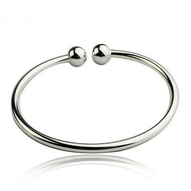 Best Quality Wholesale Silver Plated Bracelet Adjustable Bangles Fashion Jewelry Men's/Women's