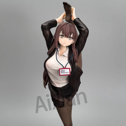 26CM The OL Who Refuses To Work 1/6 Ver. PVC Action Figure Sexy Anime +18 Uncensored for Adult Collection Gift Model Toys