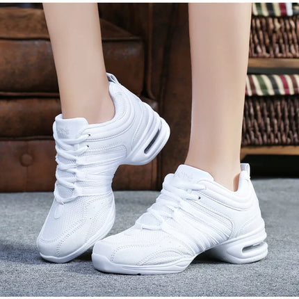 Large Size Women's Dance Shoes Soft Outsole Woman Breath Jazz Hip Hop Shoes Sports Sneakers Ladies Girl Modern Jazz Dancing 2025