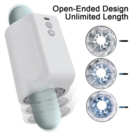 Automatic Rotating Sex Toy for Male Masturbator Cup Dual Open-ended Vibrator Suction Blowjob Machine Masturbate Toys Adult 18+