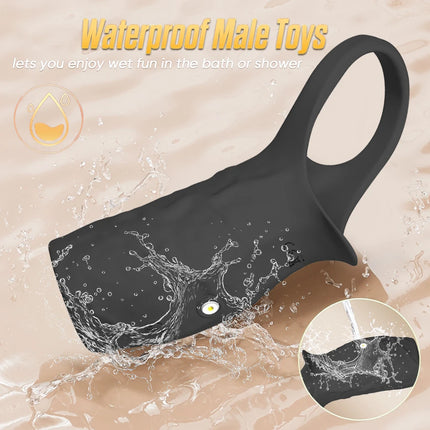 Vibrating Penis Sleeve Cock Ring Penis Ring Vibrator Penis Extender G Spot Stimulation Male Couples Adult Sex Toys for Men