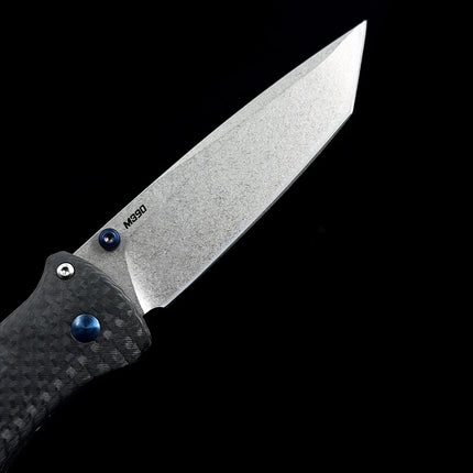 BM 537-09 Bailout Carbon Fiber | SS Tanto M390 Folding knife
